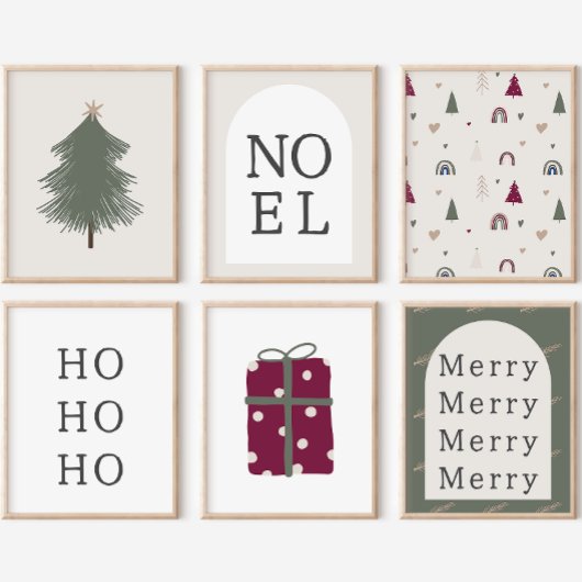 Moderne Boho Arch Groen en Goud Vrolijk Print