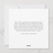 Moderne Boho Arch Holly Jolly Kerstmis Een foto Feestdagenkaart (Achterkant)