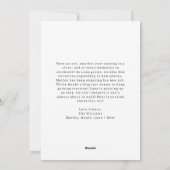 Moderne Boho Arch Joyful Twee Foto Feestdagenkaart (Achterkant)