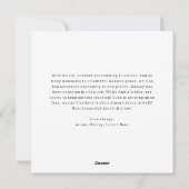 Moderne Boho Arch Merry Alles Drie Foto Feestdagenkaart (Achterkant)