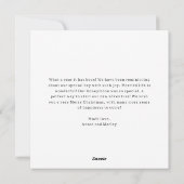 Moderne Boho Arch Merry & Married Three Foto Feestdagenkaart (Achterkant)