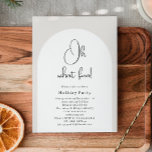 Moderne Boho Arch Oh Wat een leuk kerstfeest Kaart<br><div class="desc">Vier de vreugde van het seizoen met deze moderne boho boog op wat leuke kerstfeest uitnodiging. Het unieke en chique bewerkbare script creëer een vleugje charme en individualiteit. Het eenvoudige, elegante zwart-witdesign, met een klassiek boheems beige boogvormig lijst, roept een grillige wintersfeer op. Het minimale en delicate feestelijke lettertype voegt...</div>
