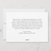 Moderne Boho Arch Oh Wat leuk Een foto Feestdagenkaart (Achterkant)