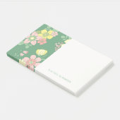 Moderne Boho Bloemen Kleurrijk Post-it® Notes (Schuin)