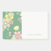 Moderne Boho Bloemen Kleurrijk Post-it® Notes (Voorkant)
