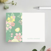 Moderne Boho Bloemen Kleurrijk Post-it® Notes