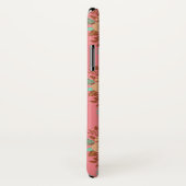 Moderne Boho Bloemenroze Case-Mate iPhone Case (Achterkant / rechts)