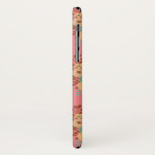 Moderne Boho Bloemenroze Case-Mate iPhone Case (Achterkant/links)