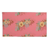 Moderne Boho Bloemenroze Kussensloop (Achterkant-Rechts)