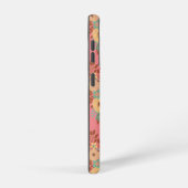 Moderne Boho Bloemenroze Samsung Galaxy Hoesje (Rechterkant)