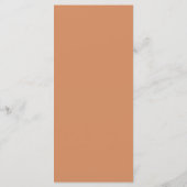 Moderne Boho Bloemige Bruiloft Menu (Achterkant)