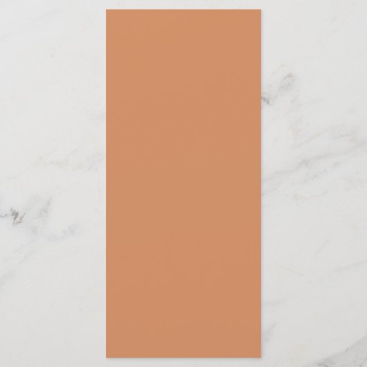 Moderne Boho Bloemige Bruiloft Menu (Achterkant)