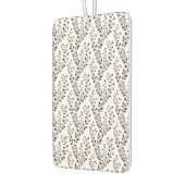 Moderne Boho Bloempatroon Pr Plum Wit Luchtverfrisser (Links)