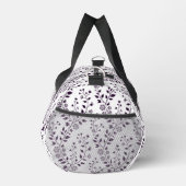 Moderne Boho Bloempatroon Pr Plum Wit Plunjezak (Rechts)