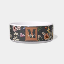 Moderne Boho Bloemrijke Geborduurde Huisdier-