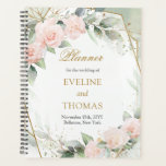 Moderne Boho blos bloemengouden lijst bruiloft Planner<br><div class="desc">Als u zich opmaakt voor uw grote dag en op zoek bent naar een vleugje moderne boho-charme, is de Modern Boho Blush Floral Gold Lijst Wedding Planner hier om uw huwelijksplanning te vergemakkelijken. Gevuld met delicate blozende bloemen en elegante gouden lijsten, straalt deze planner een ontspannen maar stijlvolle sfeer uit,...</div>
