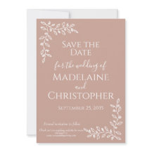 Moderne Boho Blush Roze Botanische Fotobruiloft