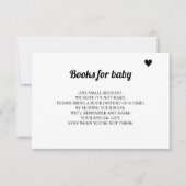 Moderne Boho Boeken voor Baby- verzoek InvoegingsK Kaart (Voorkant)