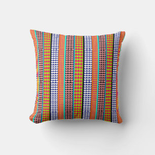 Moderne Boho Bohemian Stripes Kussen