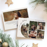 Moderne boho boog beige vreugde in alle dingen zes feestdagenkaart<br><div class="desc">Vier de vreugde van het seizoen met deze moderne boho boog beige vreugde in alle dingen zes foto vakantie kaart. Het unieke en chique bewerkbare script creëer is een vleugje charme en individualiteit. Het eenvoudige, elegante zwart-wit ontwerp, met een klassieke bohemian boog lijst, roept een grillige winterambiance op. Het minimale...</div>