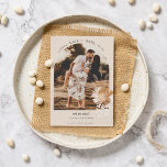Moderne Boho boog foto minimalistische bruiloft Save The Date<br><div class="desc">Onze moderne Boho Arch Photo Minimalist Wedding Save the Date is een chique en ingetogen save de datum ontworpen voor koppels met een scherp oog voor stijl. Pas dit eigentijdse stuk aan met uw foto, namen, trouwdatum en de locatie van uw ceremonie voor een gepersonaliseerde touch. Of u nu kiest...</div>