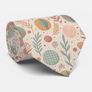 Moderne Boho Botanisch Minimalistisch & Geometri Stropdas