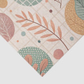 Moderne Boho Botanisch | Minimalistisch & Geometri Tissuepapier (Detail)