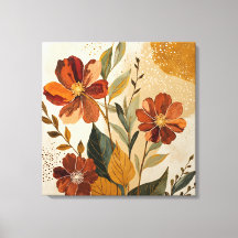 Moderne Boho Botanische Abstracte Wandkunst