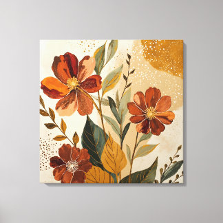 Moderne Boho Botanische Abstracte Wandkunst Canvas Afdruk