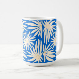 Moderne Boho Botanische Vormgeving Koffiemok