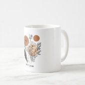 Moderne Boho Botanische Wilde Bloem Koffiemok (Voorkant rechts)