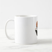 Moderne Boho Botanische Wilde Bloem Koffiemok (Links)