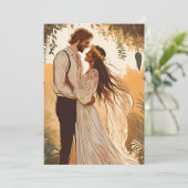 Moderne boho chique herfst Bewaar de datumkaarten Kaart (Staand voorkant)