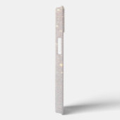 Moderne Boho Crème Glitters Discrete Beginletters Case-Mate iPhone Case (Achterkant / Rechts)