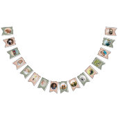 Moderne Boho Custom verjaardag bunting met foto's Vlaggetjes (Alle)