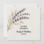 Moderne Boho Designer Dank u kaart (Voorkant)