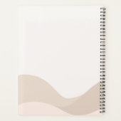 Moderne Boho digitale planner met aangepaste naam (Achterkant)