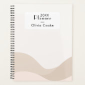 Moderne Boho digitale planner met aangepaste naam (Voorkant)