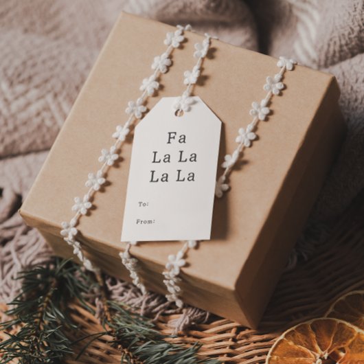 Moderne Boho Fa La La La naar en van Cadeaulabel