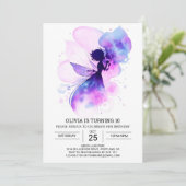 Moderne Boho fee verjaardag Kaart (Staand voorkant)