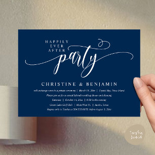 Moderne Boho Fijne Eind Feest Reception Party Kaart