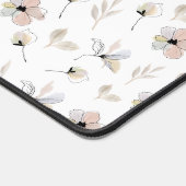 Moderne Boho Floral Design Desk Mat (Hoek)