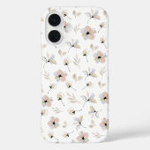 Moderne Boho Floral Design iPhone hoesje (Achterkant)