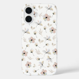 Moderne Boho Floral Design iPhone hoesje