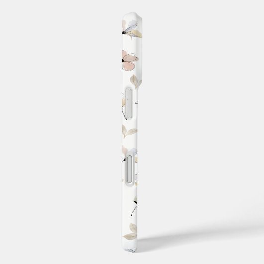 Moderne Boho Floral Design iPhone hoesje (Achterkant / Rechts)