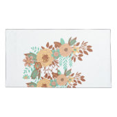 Moderne Boho Floral Home Decor Kussensloop (Achterkant-Links)