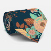 Moderne Boho Floral Home Decor Stropdas (Opgerold)