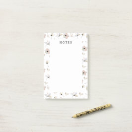 Moderne Boho Floral Post-It Notes