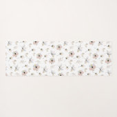 Moderne Boho Floral yogamat (Achterkant (horizontaal))