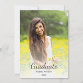 Moderne Boho Fotoklas van Afstuderen 2025 Kaart (Voorkant)
